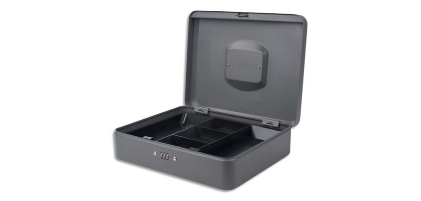 Caisse a monnaie avec serrure à code Pavo 30 cm