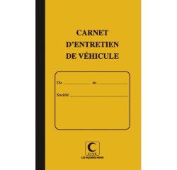 Carnet d'entretien de véhicule, 32 pages