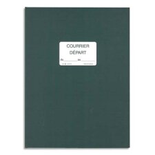 Registre Enregistrement du courrier départ - Elve SP520 - Vert - 150 pages