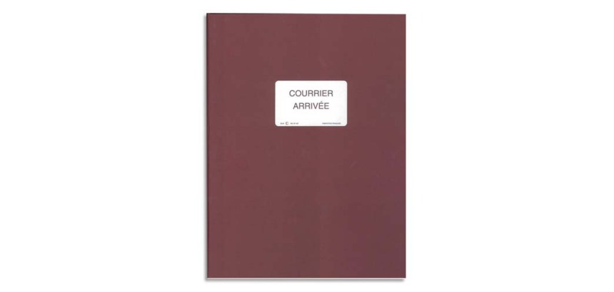 Registre 'Courrier arrivée', 150 pages, 320 x 250 mm