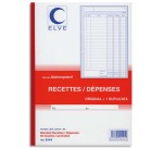 Manifold 'Recettes / Dépenses', A4, dupli, 50 feuillets