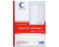 Manifold 'Recettes / Dépenses', A4, dupli, 50 feuillets
