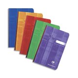 Carnet brochure, 110 x 170 mm, quadrillé 5x5