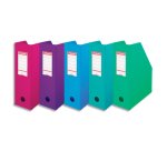 Porte-revues VIVIDA, A4, 100 mm, carton, assorti