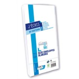 Bloc de 50 enveloppes auto-adhésives 90g blanches format 110x220mm fenêtre 45x100 mm référence 6619