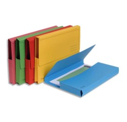 Paquet de 50 chemises poche coloris vifs Forever® - 24,5x32,5cm