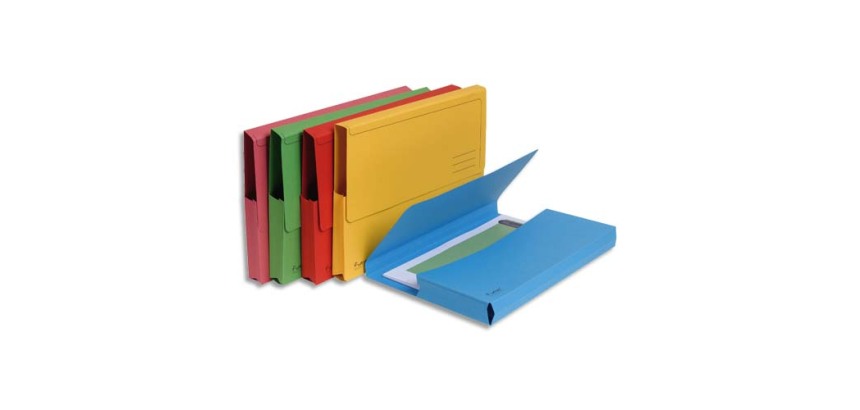 Paquet de 50 chemises poche coloris vifs Forever® - 24,5x32,5cm