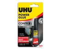 Colle rapide uhu power glue liquide control débit tube 3g
