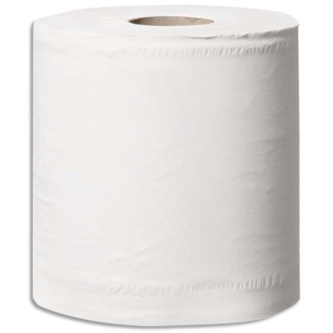 Paquet 6 bobines de papier d'essuyage Blanc 2 plis 108 m 450 Formats prédécoupés L24 x H18 cm