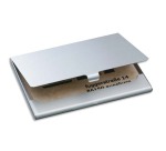 étui pour cartes de visite 'Alu', aluminium, argent