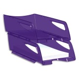 Corbeille à courrier maxi Happy ultra Violet 25x10,1x34 cm
