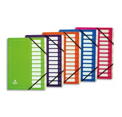 Trieur série 122 'Flashy', 12 compartiments, vert