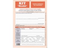 Kit contrat location meublée non saisonnière weber diffusion 8 pages contrat inventaire caution état lieux entrée sortie