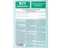 Kit contrat location meublée saisonnière weber diffusion 6 pages contrat descriptif inventaire