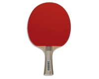 Raquettes tennis de table bois manche ergonomique       caoutchouc picots retournes   coloris assortis