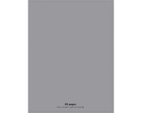 Cahier agrafé conquérant polypropylène a4+ 24x32cm 48 pages séyès 90g coloris gris