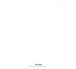 Geniet schrift 24 x 32 cm 48 pagina's 90 g grote ruiten Séyès kleurloze omslag in polypropyleen