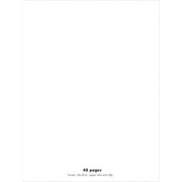 Cahier piqûre Conquérant Classique 24 x 32 cm grands carreaux 48 pages