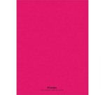 Cahier agrafé conquérant polypropylène a4+ 24x32cm 48 pages séyès 90g coloris rose