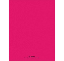 Cahier agrafé conquérant polypropylène a4+ 24x32cm 48 pages séyès 90g coloris rose