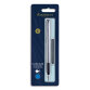 Blister stylo plume GRADUATE chromé + 1 cartouche longue Bleue