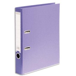 Classeur à levier en polypropylène intérieur/extérieur format A4 - Dos 5 cm violet