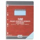 Feuillets mobiles 21x29,7 cm 100 pages grands carreaux Bleus 80g - Sous étuis