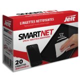 Boîte de 20 lingettes individuelles SmartNet antistatiques, ininflammables et sans alcool 253835