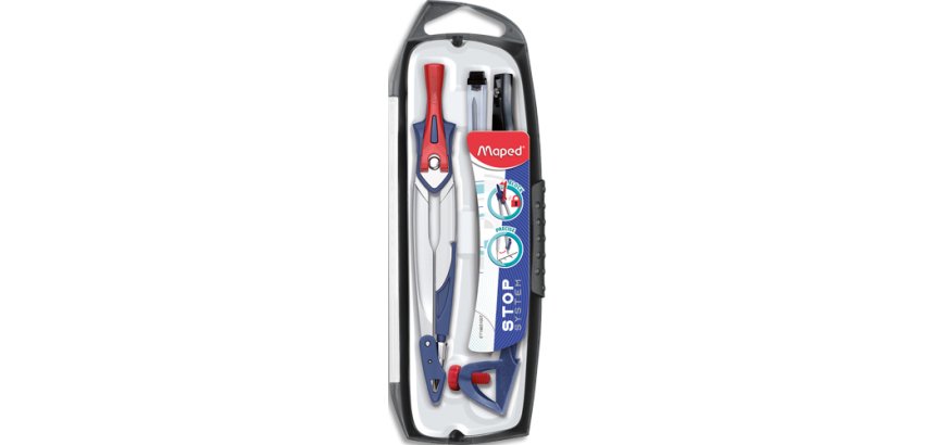 Coffret de compas Stop System, set de 3 pièces