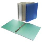 Classeur 4 anneaux plastifié Exacompta A4 - Dos 4 cm couleurs assorties translucide Fun