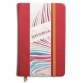 Rhodiarama carnet rembordé rigide 9x14 cm 192 pages uni papier ivoire 90g fermeture élastique - Coquelicot
