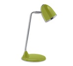 Lampe LED MaulStarlet Vert, ampoule intégrée, bras métal chromé 31 cm, Hauteur 29 cm