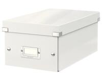 Boîte de rangement pour DVD Click & Store, blanc