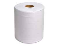 Bobines essuyage blanches 2 plis 800 formats format 30 x 21 cm lot 2