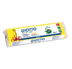Patplume giotto matiere vegetale souple ne seche pas  pain predecoupe 350g coloris  jaune
