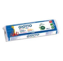 Patplume giotto matiere vegetale souple ne seche pas  pain predecoupe 350g coloris  cyan