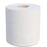 Lot de 6 Bobines d'essuyage 2 plis 700 formats 25 x 19,5 cm - L175 m, bobine D19,5 cm Blanc Eco