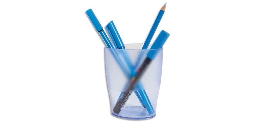 Pot à crayons Ecopen Linicolor* - Bleu glacé