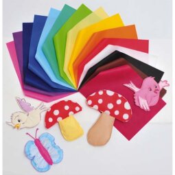 Sachet de 45 feuilles A3 de non tissé couleurs assorties