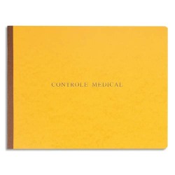 Piqûre 240x320 Contrôle médical 40 pages - Couleurs assorties
