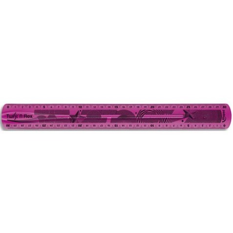 Sachet brochable d'1 règle TWIST 'N FLEX 30cm