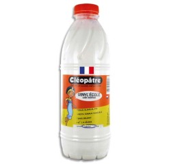 Colle blanche vinylique Cléopatre Vinyl'école - Flacon de 1 L