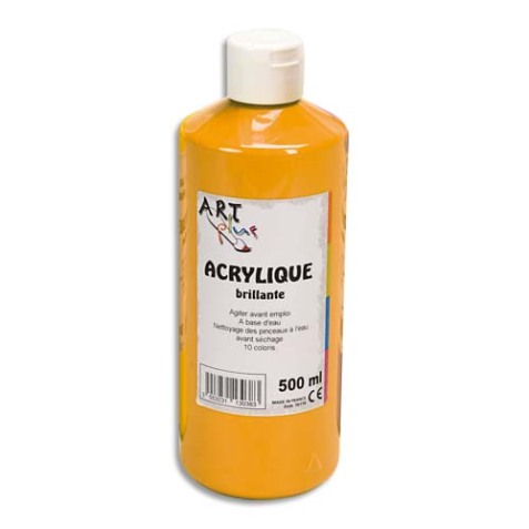 Acrylique brillante 500ml Orange