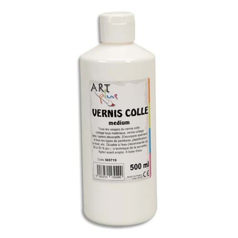 Vernis colle médium 500ml