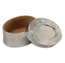 Feuille metal o'color a repousser a4 aluminium        coloris or et argent sachet   12 unites