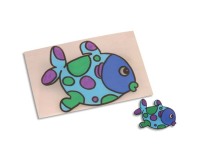 Plastique fou rétractable à chaud transparent paquet 7 feuilles