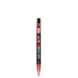 Marqueur pointe conique fine en plastique, à base d'eau, encre à pigmentation Rouge Pailleté