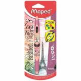 Stylo 4 couleurs TWIN TIP TATOO TEEN présentoir de 18, décors assortis PARIS et COMICS