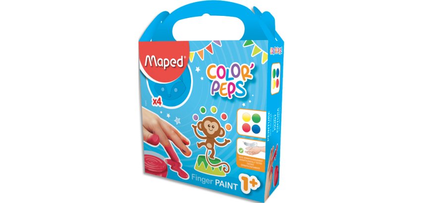 my first Peinture au doigt COLOR'PEPS, étui de 4