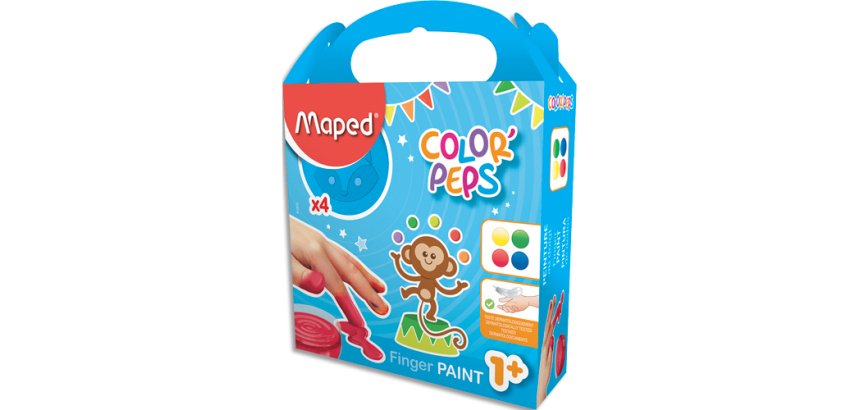 my first Peinture au doigt COLOR'PEPS, étui de 4
